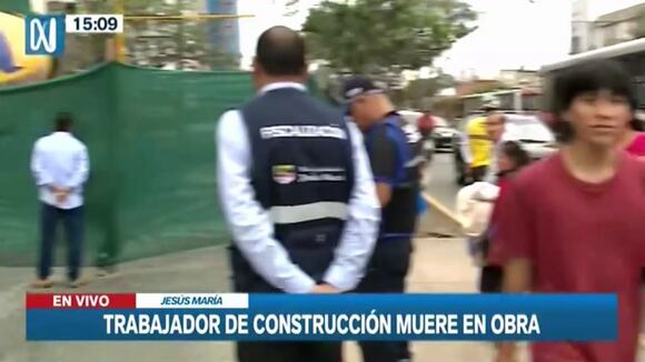 Obrero falleció en construcción de edificio en Jesús María