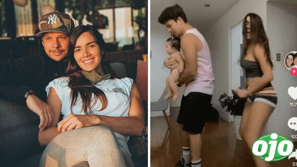 Korina Rivadeneira y Mario Hart vuelven al Tik Tok pero con su bebita y hacen coreografía | OJO