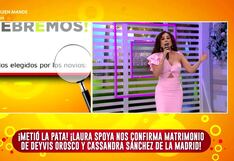 Conoce la lista de regalos para la boda de Deyvis Orosco y Cassandra Sánchez De Lamadrid (VIDEO)