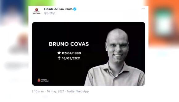 Muere de cáncer el alcalde más joven de la mayor ciudad de Brasil