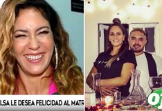 Tilsa Lozano y su sarcástico mensaje para el ‘Loco’ Vargas y su esposa por sus 21 años de matrimonio