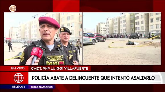 Abaten a delincuente en San Martín de Porres