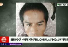 Estibador de 36 años fallece atropellado en la avenida Universitaria (VIDEO)