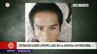 Estibador de 36 años fallece atropellado en la avenida Universitaria (VIDEO)