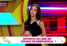 Natalie Vértiz preocupada por las extorsiones: “uno nunca sabe cuándo podría tocarle” (VIDEO)