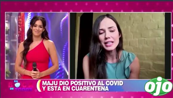 Maju Mantilla tras dar positivo por coronavirus reaparece en TV | Diario OJO