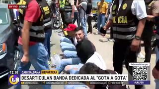 PNP desarticula banda dedicada al préstamo “gota a gota” (VIDEO)
