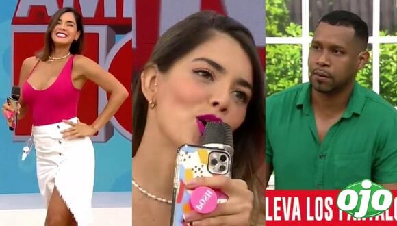 Giselo bromea con Korina Rivadeneira y le dice que todavía está "hinchada" - diario ojo