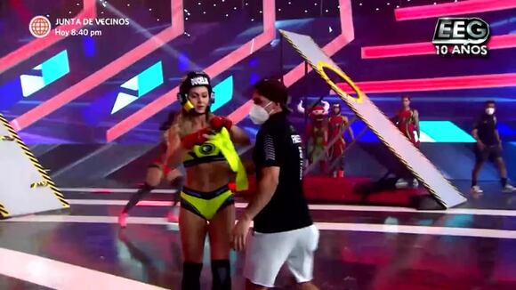 Ducelia Echevarría empujó a uno de los jueces de EEG