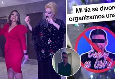 Mujer se divorcia y organiza una fiesta con piñata de su ex e imitadora de ‘Paquita’