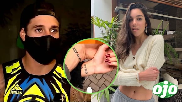 Hugo García respondió a su expareja Mafer Neyra sobre el tatuaje que ambos se realizaron - diario OJO