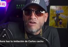Mr. Peet imita a Carlos Cacho cuando regañó a la Uchulú: “¡Bebita por Dios!” (VIDEO)