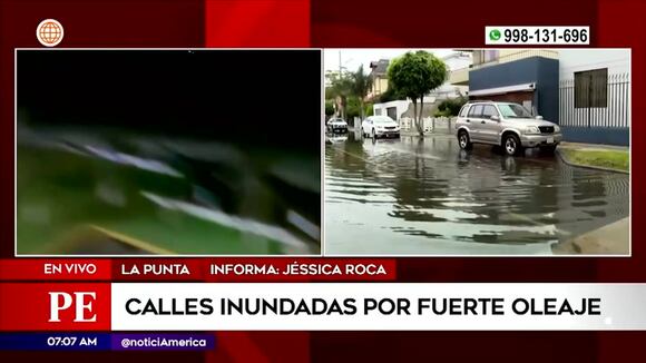 Callao: se sale el mar durante la noche