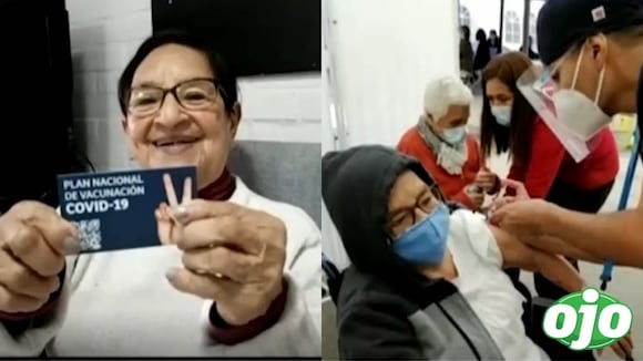 Peruana d 86 años vacunada en Chile | diario OJO