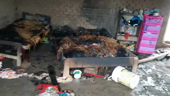 Lambayeque: Niño de 3 años fallece asfixiado tras incendio desatado en su vivienda | VIDEO