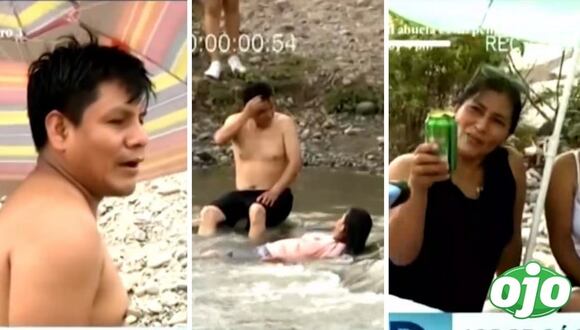 Familias se divierten en el río Manchay | diario OJO