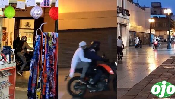 Delincuentes asaltan joyería - Cercado de Lima - diario ojo
