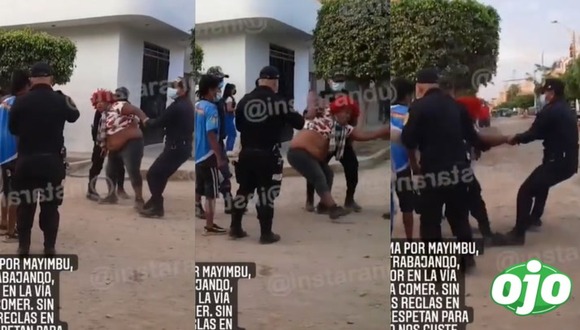 Instarándula - Mayimbú fue intervenido por la PNP al realizar show en la calle - diario OJO