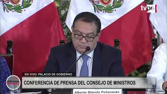 Conferencia de prensa: Alberto Otárola 2