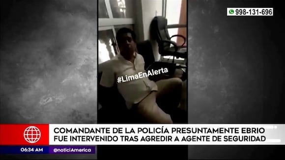 Policía es acusado de agredir a agente de seguridad en presunto estado de ebriedad