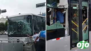 Viral: Bus del ‘Metropolitano’ sufre violento choque en Av. España