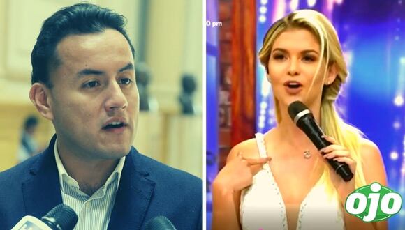 Brunella Horna modela trajes de novia | diario OJO