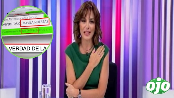 Mávila Huertas se pronuncia sobre supuesta visita ilegal a Martín Vizcarra - diario ojo