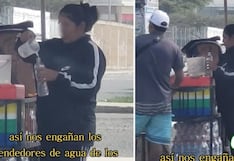 Viral: Graban a vendedora ambulante rellenando botellas de agua que vendería minutos después