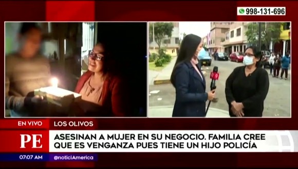 Madre de policía fue asesinada dentro de su negocio en Los Olivos