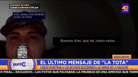 El último mensaje de "La Tota"