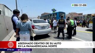 Hombre fue acribillado dentro de su vehículo en Puente Piedra (VIDEO)
