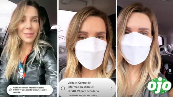 Juliana Oxenford se muestra entusiasmada en la cola de vacunación contra el COVID-19 |OJO