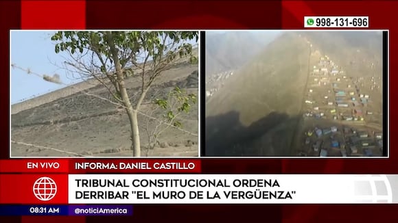 Tribunal Constitucional ordena derribar "El muro de la vergüenza"