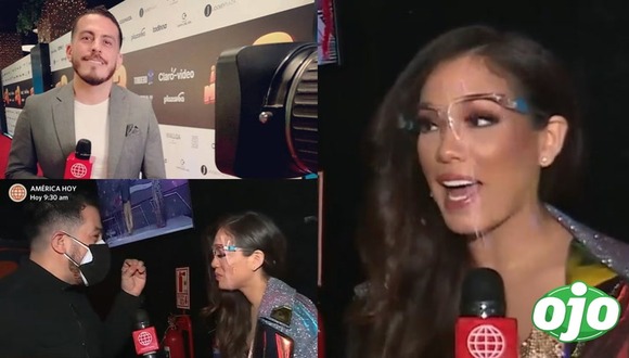 Diario OJO- Jazmín Pinedo bromea con reportero