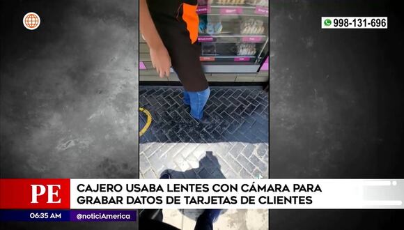 Surco: Cajero usaba lentes con cámara para grabar datos de tarjetas de clientes