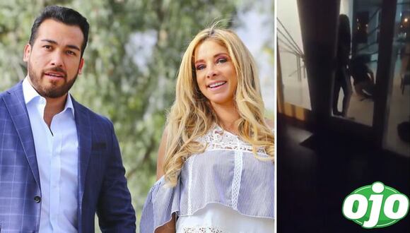 Sofía Franco: Difunden video en donde se ve a la conductora agrediendo a Álvaro Paz de la Barra | Diario OJO