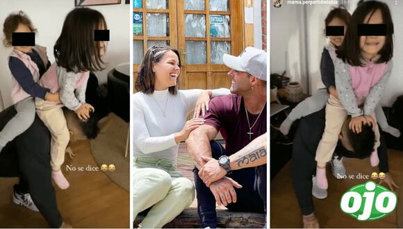 Sebastián Lizarzaburu se muestra cariñoso con las dos hijas de Andrea San Martín | OJO