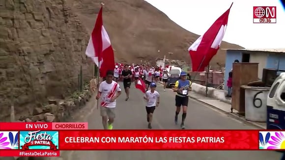Maratón por Fiestas Patrias en Chorrilos