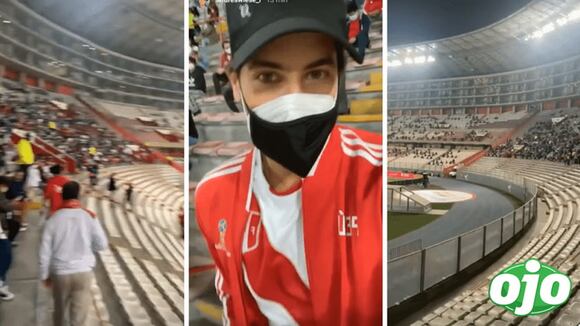 Andrés Wiese asiste al Estadio Nacional y se muestra emocionado | ojo