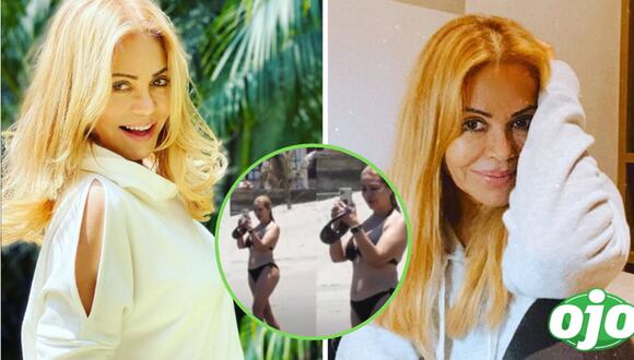 Gisela Valcárcel muestra su actual figura | OJO