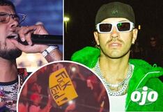 Anuel celebra mensaje de odio a Feid en su concierto: “Esa pancarta está bien bonita”
