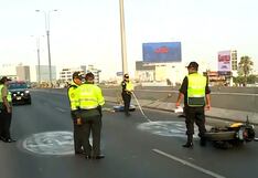 Surco: Motociclista pierde la vida en el bypass de la vía Javier Prado (VIDEO)