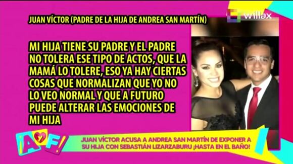 DIARIO OJO | Ex de Andrea San Martin sobre Sebastian Lizaraburu