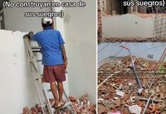 Hombre destruye casa que hizo en terreno de sus suegros tras divorciarse: “Me botaron”