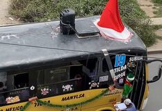 Chofer y cobrador adornaron su bus por Navidad para ‘jalar’ a más pasajeros: “Full Villancicos” | VIDEO