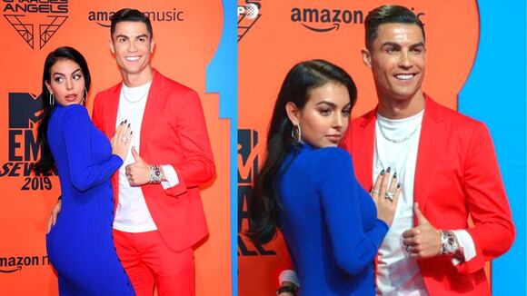Cristiano Ronaldo sorprendió en la gala de los premios MTV Awards Europa