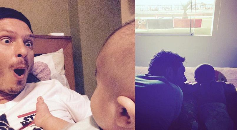 Cristian Rivero y el tierno video junto a su pequeño Gaetano [VIDEO]