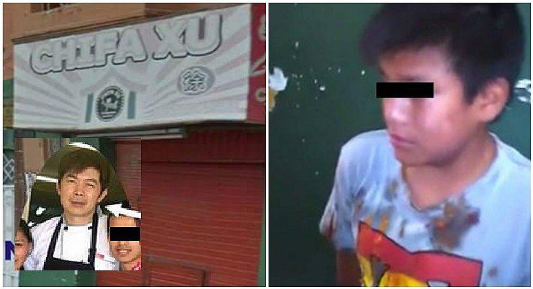 Huánuco: niño pide comida y dueño de chifa lo golpea hasta sangrar (VIDEO)