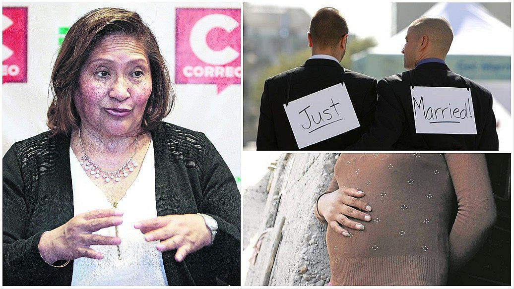 ​Ministra de la mujer veta matrimonio gay y rechaza el aborto