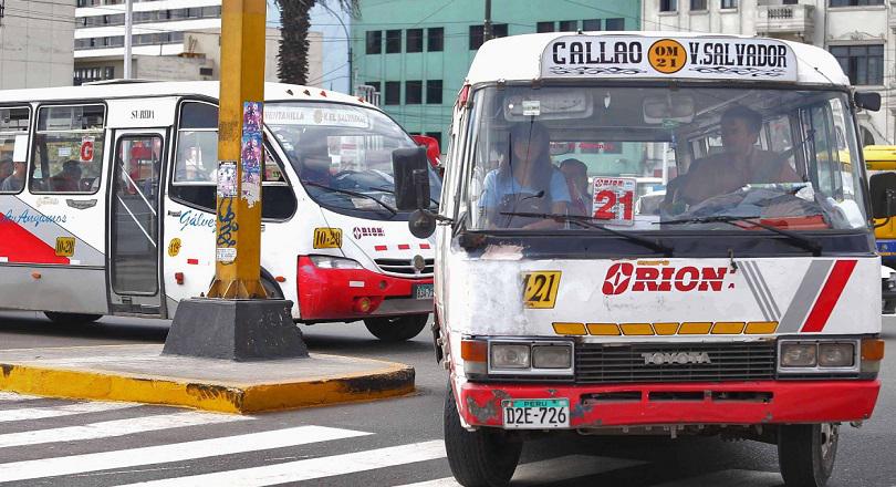 ​Diez unidades exOrión son retiradas de corredor Javier Prado